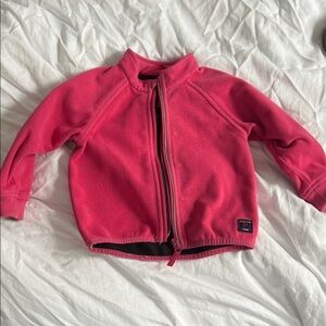 POP Pink Fleece Zip-Up Jacket